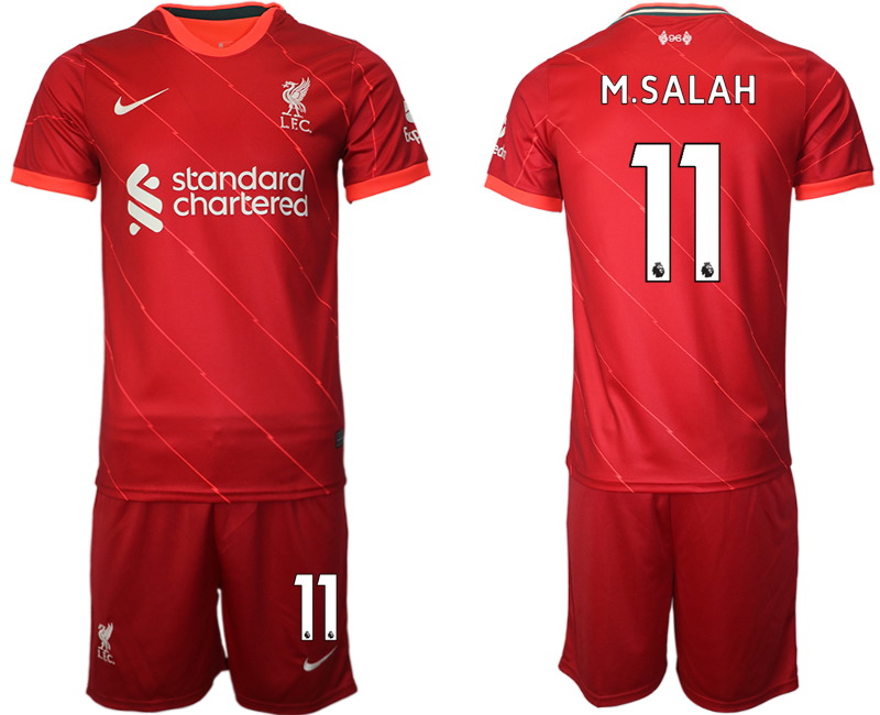 Men 2021-2022 Club Liverpool home red #11 Soccer Jersey